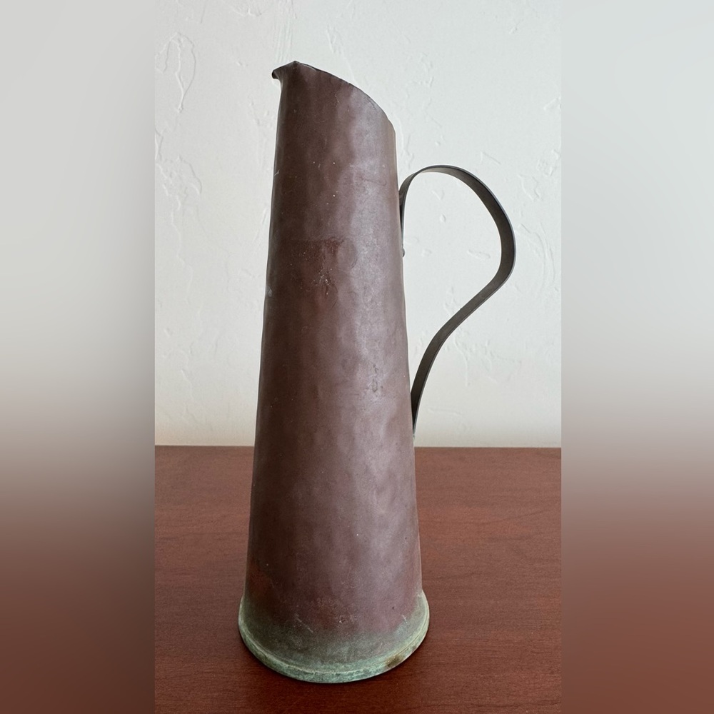 Vintage Arts & Crafts Copper Pitcher